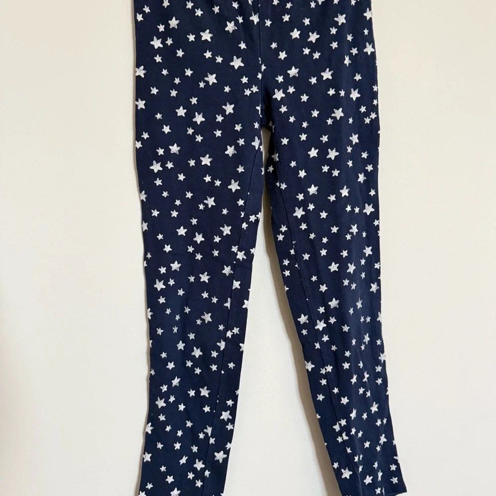 GapKids Navy Star Print Leggings Girls Size 8